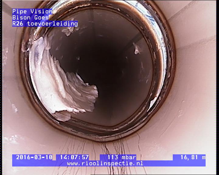 Inspectie met roterende duwcamera